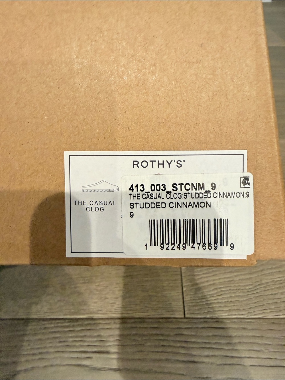 Rothy’s Studded Casual Clogs Cinnamon Brown 9 - Picture 10 of 10
